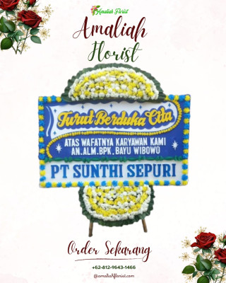 Papan Bunga Duka di Soyo Jaya