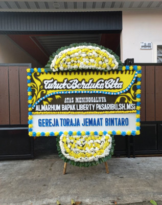 Papan Bunga Duka di Soyo Jaya